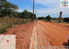 EM BRASILÂNDIA MS, OBRA FOI PARALIZADA PELA ATUAL ADMINISTRAÇÃO POR IRREGULARIDADES
