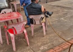 HOMEM É AMARRADO A CADEIRA APÓS SE RECUSAR A PAGAR PASTÉIS EM MS