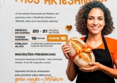 SECRETARIA DA MULHER ABRE INSCRIÇÕES PARA CURSO GRATUITO DE PRODUÇÃO DE PÃES EM BRASILÂNDIA MS