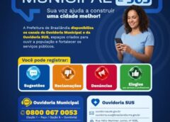 OUVIDORIA MUNICIPAL DE BRASILÂNDIA E SUS: CANAIS PARA A POPULAÇÃO
