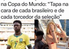 JORNAL BRITÂNICO CRÍTICA AS FÉRIAS DE VINI JR COM VIRGÍNIA APÓS ELIMINAÇÃO DO BRASIL