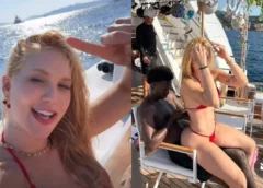 POSTURA DE VINI JR. EM NOVA FOTO COM VIRGINIA IRRITA INTERNAUTAS