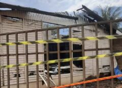 SUSPEITO DE ATEAR FOGO NA CASA DOS PAIS É PRESO NA RODOVIÁRIA DE ROSANA SP